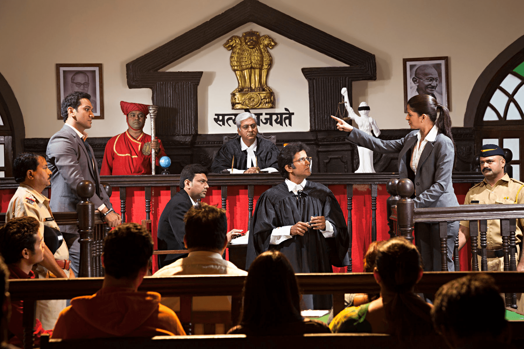 Courtroom in Session